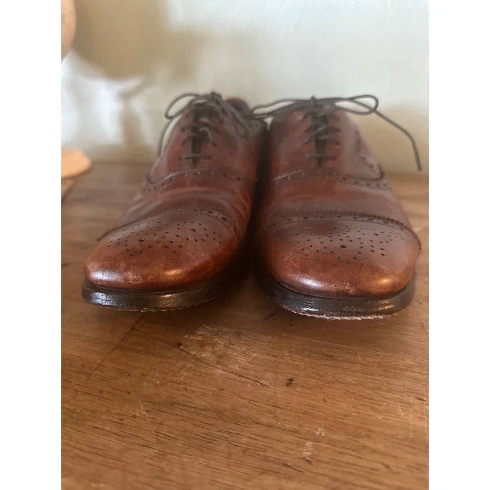 Allen Edmonds cap toe leather Oxford, men's 10M